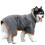 Peignoir gris pour chien Taille S, polyester absorbant et à séchage rapide 5