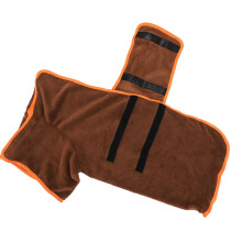 Modello: Dog Drying Coat; Taglia: XL; Colore: Marrone