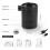 Mini Gonfiatore Ricaricabile 4000 mAh 9x5,5 cm Nero 5
