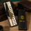 Retro Feder-Dip-Pen-Set - 8 Spitzen, Weinrot 8