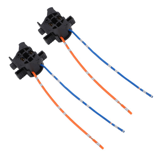 2 pièces de connecteurs de douille H7 pour phares, DC12-24V, ABS
