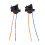 2 pièces de connecteurs de douille H7 pour phares, DC12-24V, ABS 2