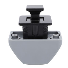 Serratura per armadi RV – Piastra da 15 mm, nera