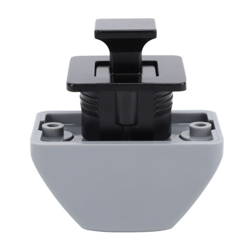 Serratura per armadi RV – Piastra da 15 mm, nera
