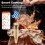 BT termometro per carne a 4 sonde 6.69x1.69x0.82in in bambù 9