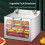 450W Food Dehydrator 8 Racks 24H Timer 30-90C Stainless Steel 5