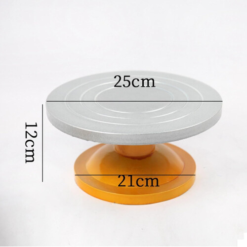 Sculpting Wheel Turntable Model Making Cake Turntable Paint Splashing Diameter 25 Cm 2