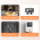 Wireless Video Doorbell Camera 4.3" IPS Screen 8