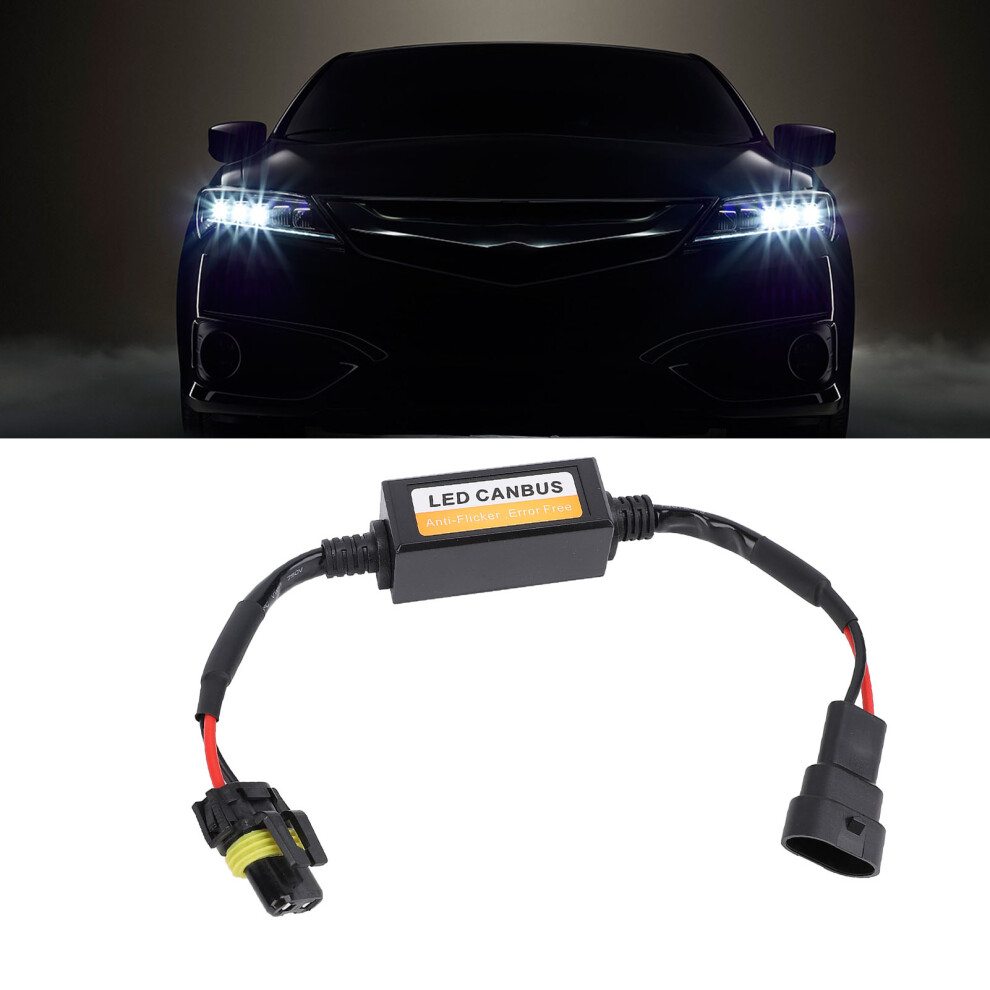 Set Of 2 Car Led Decoder Anti Flicker Resistors For 9005 9006 9012 Headlights Light 9491333681799