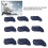 Set da 9 copriferri per ferri, antigraffio, blu 4