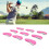 9 pezzi copri teste per ferri da golf - Adatti ai ferri - Rosso rosa 4