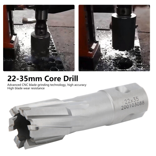 Hollow Core Drill Bit 22‑35mm Carbide Universal Shank High Precision 2