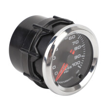 52mm Öldruckanzeige 12V 0‑100PSI Hochpräzises Öldruckmessgerät Mit Schrittmotor Für Auto RV Yacht