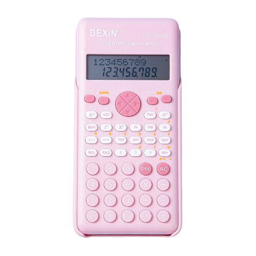 Calculadora rosa de 240 funciones 16,2 x 8 x 1,82 cm 1