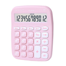 Calculadora bonita de 12 dígitos, 16x13 cm, color candy