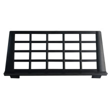 Supporto per tastiera 46,5x22 cm nero 18,3x8,7 in