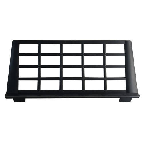 Supporto per tastiera 46,5x22 cm nero 18,3x8,7 in