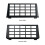 Supporto per tastiera 46,5x22 cm nero 18,3x8,7 in 3