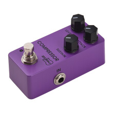 ZORY Compressore per chitarra LEVEL viola 9V 9,5x4,2x3 cm