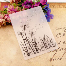 Flowers DIY Plastic Embossing Folder Washable Reusable For Scrapbook Photo Album Card Making Decoration Crafts