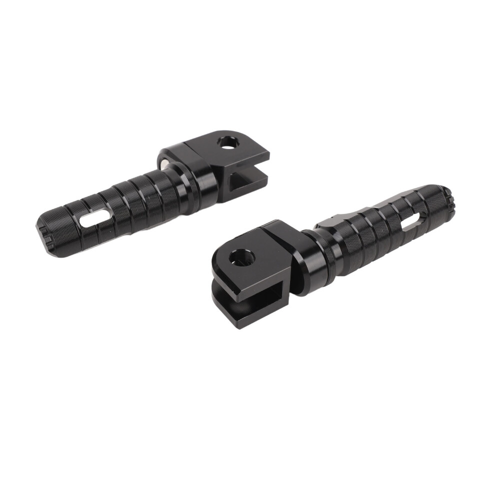 Aluminum Motorcycle Front Foot Pegs For Zxâ4R Zxâ25R 400 250 Z400 Black 7901333690049