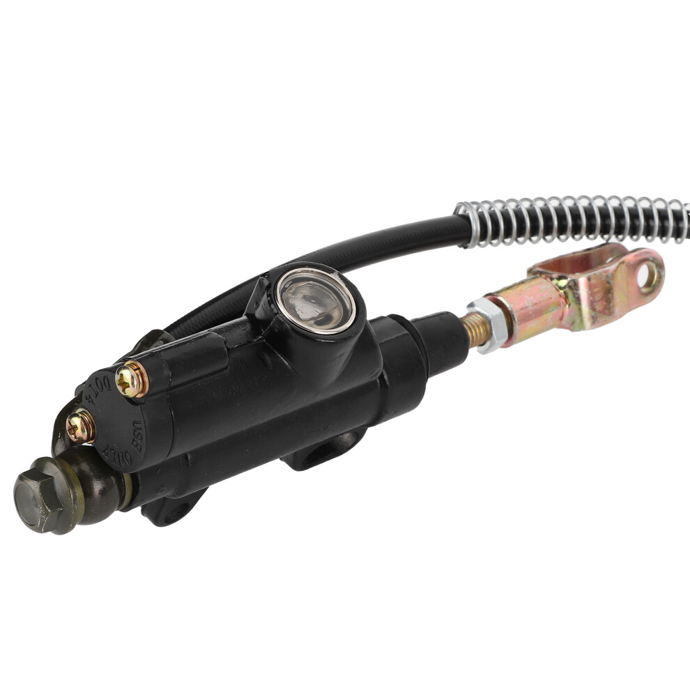 Rear Brake Master Cylinder Caliper Assembly For 50Cc-125Cc Atv, & Black/Silver 5051333689771
