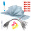 Circular Knitting Needle Set 2.25mm-10.0mm 100cm Ring Pins 14