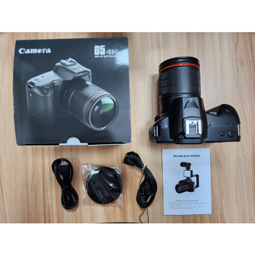 4K WiFi Digital Camera 64MP Dual Lens 3" IPS Screen with 16X Zoom 1