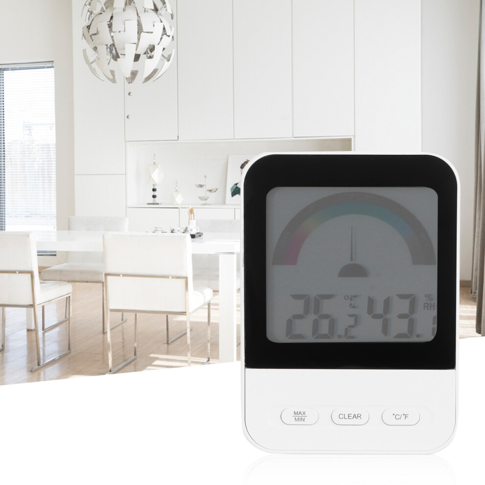 Digital Thermohygrometer With Lcd Backlight 12X8.5cm Indoor Greenhouse 6921333692837
