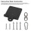 Support lourd pour sac de boxe 110x100mm/4,3x3,9in noir 4