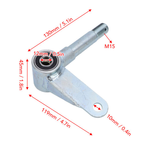 Fusée de direction avant 15mm pour 110-250cc 1