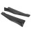 2Pcs Universal ABS Side Skirt Rocker Splitters Lip Winglet 18.9in 8