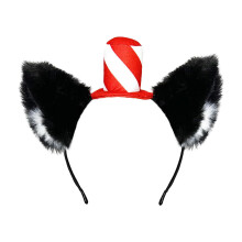 Handmade Kitten Ear Headband - Plush Faux Fur Cat Ears For Girls, Cosplay, Halloween, Party, Adjustable Headband