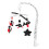 Modèle Océan 12,0 cm Peluche+ABS Noir-Rouge Mobile de lit 1