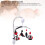 Modèle Océan 12,0 cm Peluche+ABS Noir-Rouge Mobile de lit 7
