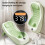 Baby Bath Support with Thermometer, 52x27cm, Green, Portable 8