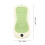 Baby Bath Support with Thermometer, 52x27cm, Green, Portable 2