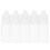Dropper bottles 5ml pack of 50 - squeezable with lids/plugs white 16