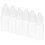 Dropper bottles 5ml pack of 50 - squeezable with lids/plugs white 1
