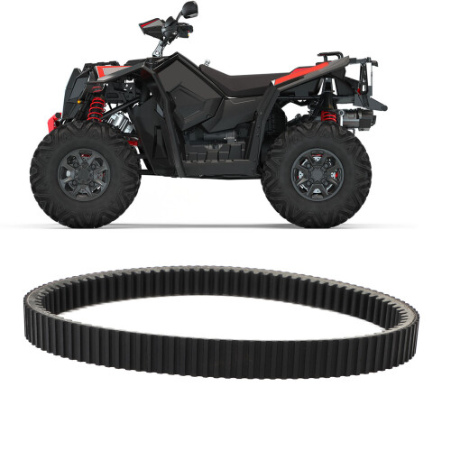 Correa de embrague de goma resistente al desgaste para Ranger 400 2