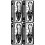 4Pcs Black 304 Stainless Steel Multifunction Survival Card Tool 2