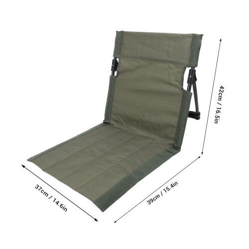 Chaise de plage au sol OD vert 37x39x42cm 690 g 1