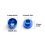 8 Stück M3 Servo-Abstandscheiben blau 3mmID 6.4mmOD 3