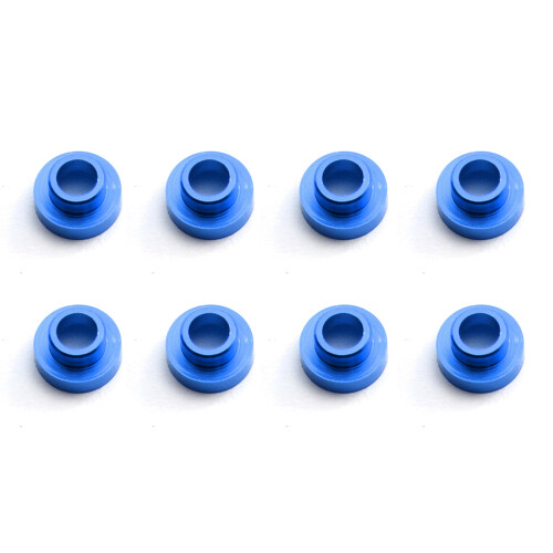 8 Stück M3 Servo-Abstandscheiben blau 3mmID 6.4mmOD