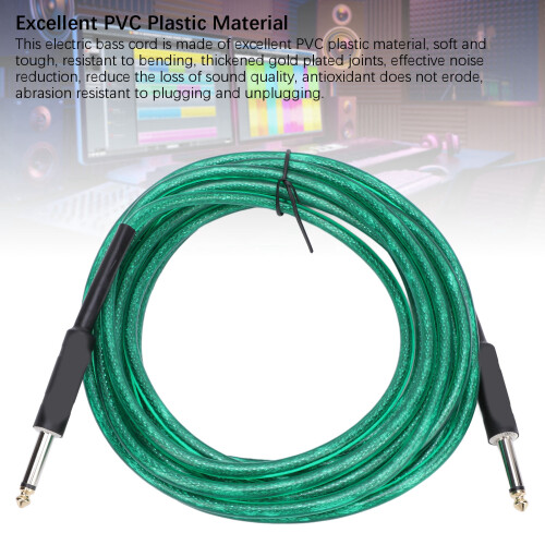 GT-89 Cavo per chitarra 6 m verde 6,35 mm testa dritta 2
