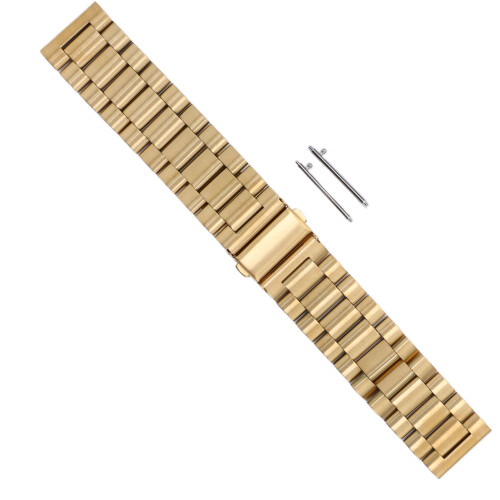 Correa de acero inoxidable de 3-eslabones 22mm Gear S3/S2 1