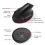 Mouse verticale USB-C 500 mAh 10x6,5x8,5 cm nero 9