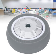 Rueda de goma TPR de 5 pulgadas, carga de 200 kg, carrito silencioso.