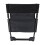 Chaise Lazy 1 place, 37  39  42 cm noir 14