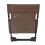 Chaise longue simple avec dossier 37 x 39 x 42 cm Marron 10